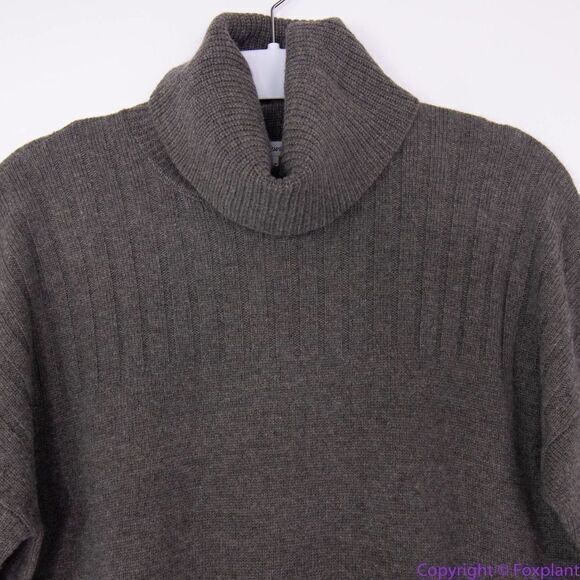 NEW Madewell 60% wool Hickory Turtleneck Sweater, heather mole, S - Picture 4 of 16